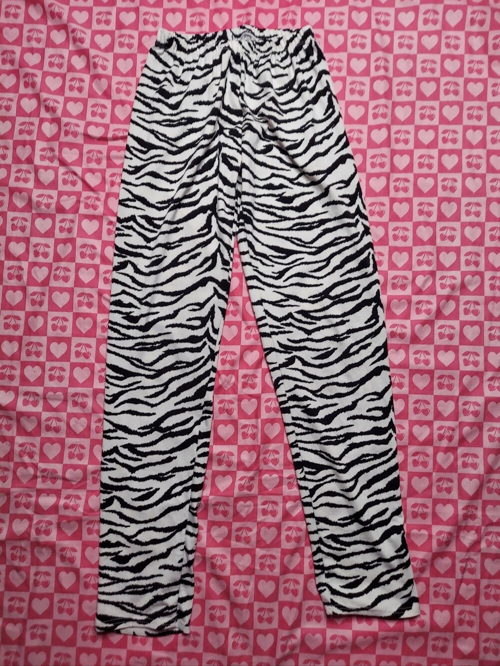 Zebra Stripe Silk Comfy Lounge Dress Pants